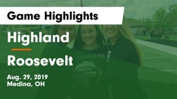 Highland  vs Roosevelt  Game Highlights - Aug. 29, 2019