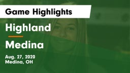 Highland  vs Medina  Game Highlights - Aug. 27, 2020