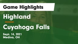 Highland  vs Cuyahoga Falls Game Highlights - Sept. 14, 2021