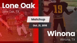 Matchup: Lone Oak  vs. Winona  2016