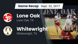 Recap: Lone Oak  vs. Whitewright  2017