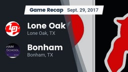 Recap: Lone Oak  vs. Bonham  2017
