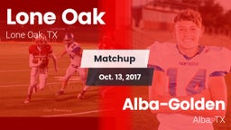 Matchup: Lone Oak  vs. Alba-Golden  2017