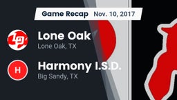 Recap: Lone Oak  vs. Harmony I.S.D. 2017