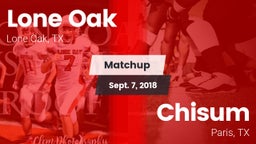 Matchup: Lone Oak  vs. Chisum 2018