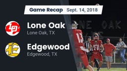 Recap: Lone Oak  vs. Edgewood  2018