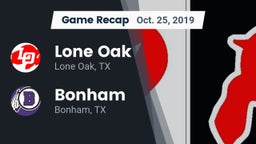 Recap: Lone Oak  vs. Bonham  2019