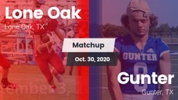 Matchup: Lone Oak  vs. Gunter  2020