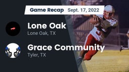 Recap: Lone Oak  vs. Grace Community  2022