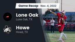 Recap: Lone Oak  vs. Howe  2022