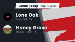 Recap: Lone Oak  vs. Honey Grove  2023