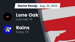 Recap: Lone Oak  vs. Rains  2023