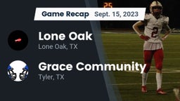 Recap: Lone Oak  vs. Grace Community  2023