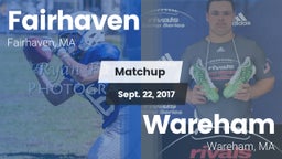 Matchup: Fairhaven High vs. Wareham  2017