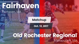 Matchup: Fairhaven High vs. Old Rochester Regional  2017