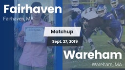 Matchup: Fairhaven High vs. Wareham  2019
