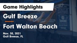 Gulf Breeze  vs Fort Walton Beach Game Highlights - Nov. 30, 2021