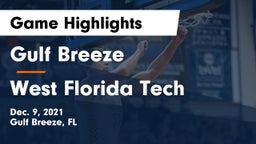 Gulf Breeze  vs West Florida Tech Game Highlights - Dec. 9, 2021