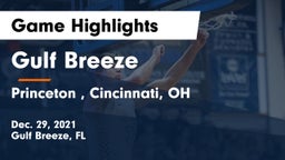 Gulf Breeze  vs Princeton , Cincinnati, OH Game Highlights - Dec. 29, 2021