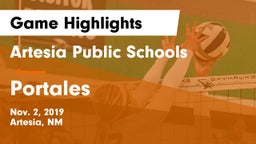Artesia Public Schools vs Portales  Game Highlights - Nov. 2, 2019