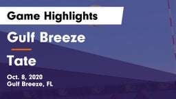 Gulf Breeze  vs Tate  Game Highlights - Oct. 8, 2020