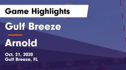 Gulf Breeze  vs Arnold  Game Highlights - Oct. 21, 2020