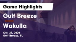 Gulf Breeze  vs Wakulla  Game Highlights - Oct. 29, 2020