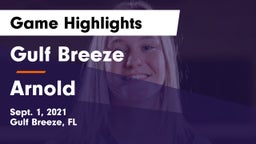 Gulf Breeze  vs Arnold  Game Highlights - Sept. 1, 2021