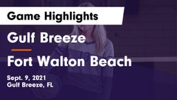 Gulf Breeze  vs Fort Walton Beach  Game Highlights - Sept. 9, 2021