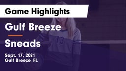 Gulf Breeze  vs Sneads  Game Highlights - Sept. 17, 2021