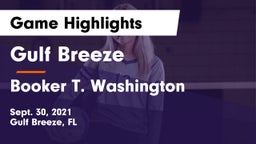 Gulf Breeze  vs Booker T. Washington  Game Highlights - Sept. 30, 2021