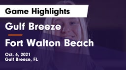 Gulf Breeze  vs Fort Walton Beach  Game Highlights - Oct. 6, 2021