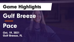 Gulf Breeze  vs Pace  Game Highlights - Oct. 19, 2021