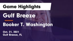 Gulf Breeze  vs Booker T. Washington  Game Highlights - Oct. 21, 2021
