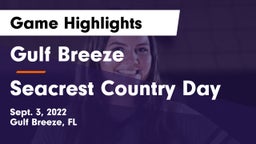 Gulf Breeze  vs Seacrest Country Day Game Highlights - Sept. 3, 2022