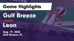 Gulf Breeze  vs Leon  Game Highlights - Aug. 19, 2023