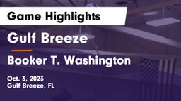 Gulf Breeze  vs Booker T. Washington  Game Highlights - Oct. 3, 2023