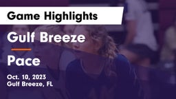 Gulf Breeze  vs Pace  Game Highlights - Oct. 10, 2023