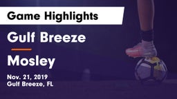 Gulf Breeze  vs Mosley Game Highlights - Nov. 21, 2019