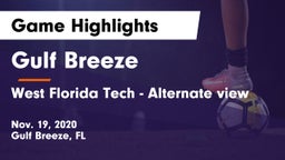 Gulf Breeze  vs West Florida Tech - Alternate view Game Highlights - Nov. 19, 2020