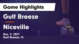 Gulf Breeze  vs Niceville  Game Highlights - Dec. 9, 2021