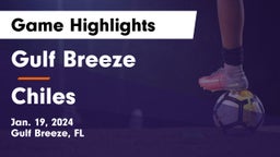 Gulf Breeze  vs Chiles Game Highlights - Jan. 19, 2024