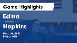 Edina  vs Hopkins  Game Highlights - Dec. 14, 2017