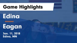 Edina  vs Eagan  Game Highlights - Jan. 11, 2018