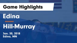 Edina  vs Hill-Murray  Game Highlights - Jan. 30, 2018
