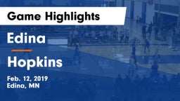 Edina  vs Hopkins  Game Highlights - Feb. 12, 2019