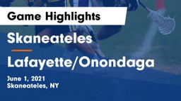 Skaneateles  vs Lafayette/Onondaga Game Highlights - June 1, 2021