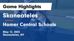 Skaneateles  vs Homer Central Schools Game Highlights - May 12, 2023