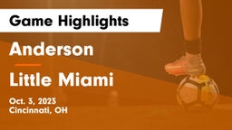 Anderson  vs Little Miami  Game Highlights - Oct. 3, 2023