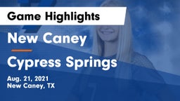 New Caney  vs Cypress Springs  Game Highlights - Aug. 21, 2021